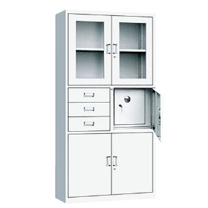 XW-BG014 偏三斗器械内保险柜玻璃柜 