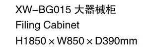 XW-BG015 大器械柜
